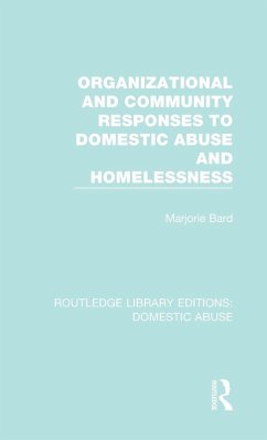 Cover Organizational and Community Responses to Domestic Abuse and Homelessness