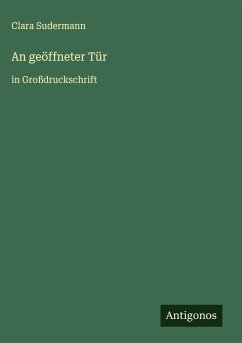 An geöffneter Tür - Sudermann, Clara