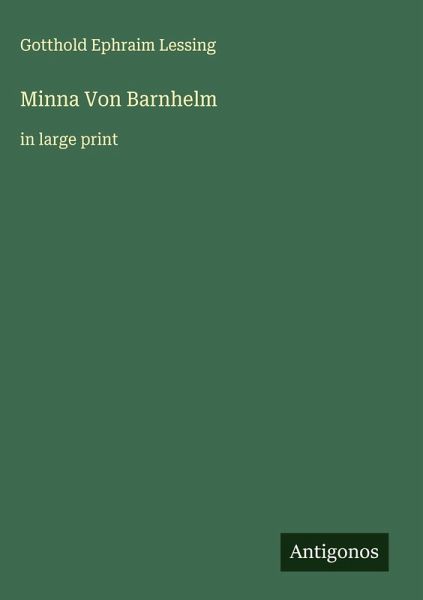 Minna Von Barnhelm Minna Von Barnhelm