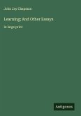 Learning; And Other Essays Learning; And Other Essays