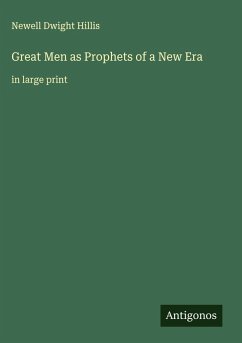 Cover Great Men as Prophets of a New Era
