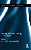 Editing Women's Writing, 1670-1840