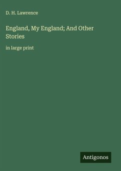 Cover England, My England; And Other Stories