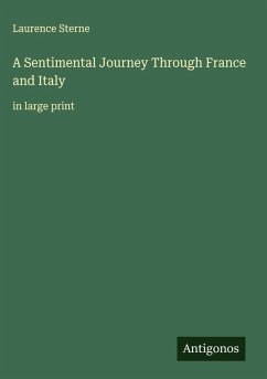 Cover A Sentimental Journey Through France and Italy