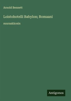 Cover Loistohotelli Babylon; Romaani