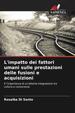 Cover L'impatto dei fattori umani sulle prestazioni delle fusioni e acquisizioni