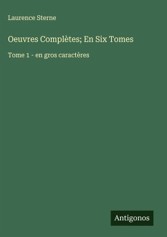 Cover Oeuvres Complètes; En Six Tomes