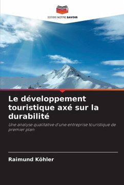 Cover Le développement touristique axé sur la durabilité