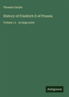 Cover History of Friedrich II of Prussia