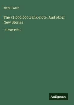 Cover The £1,000,000 Bank-note; And other New Stories
