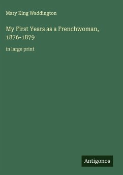 Cover My First Years as a Frenchwoman, 1876-1879