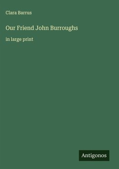 Cover Our Friend John Burroughs