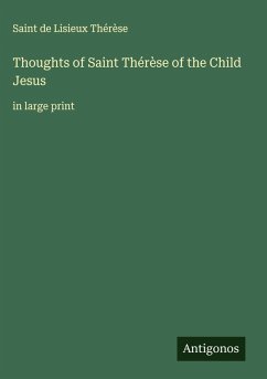 Cover Thoughts of Saint Thérèse of the Child Jesus