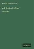 Leah Mordecai; A Novel