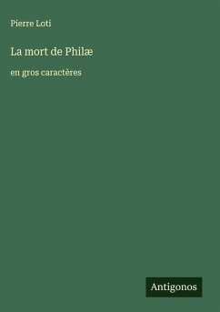 Cover La mort de Philæ