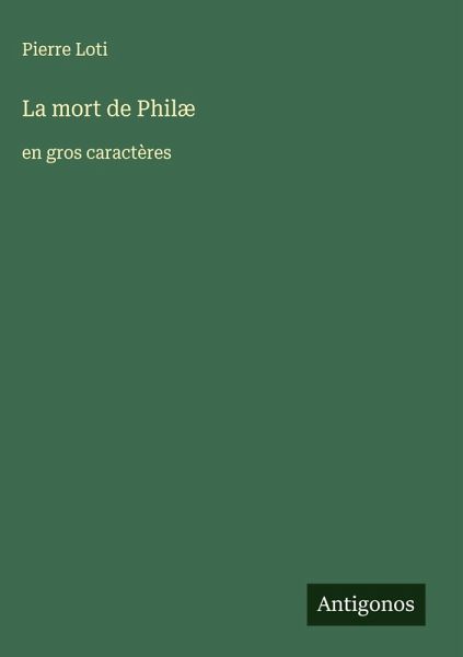 La mort de Philæ