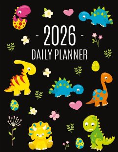 Cover Dinosaur Daily Planner 2026