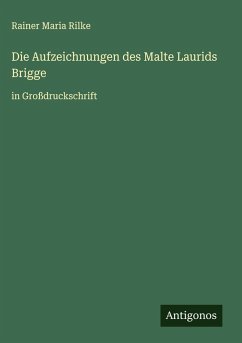 Cover Die Aufzeichnungen des Malte Laurids Brigge