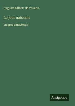 Le jour naissant Cover Le jour naissant