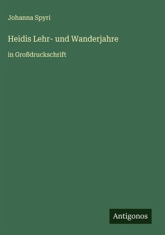 Cover Heidis Lehr- und Wanderjahre
