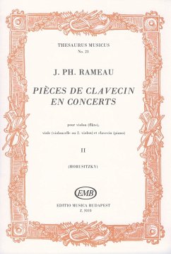 Cover Pičces de clavecin en concerts vol.2 pour violon (flute), viole (violoncello, violon) et clavecin (piano), partition et parties