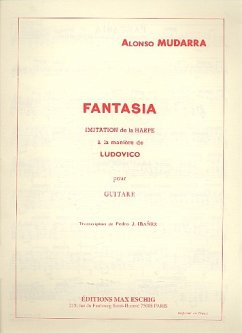 Cover Fantasia Imitation de la harpe ŕ la maniere de Ludovico pour guitare