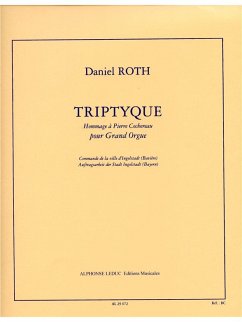 Cover Triptyche pour grand orgue