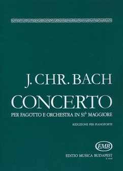 Cover Concerto in si bemol maggiore per fagotto e orchestra Klavierauszug