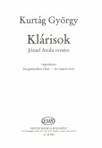 Kurtág György Beads for mixed choir Mixed Voices