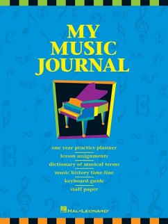 Cover My Music Journal Klavier Buch