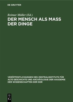 Cover Der Mensch als Mass der Dinge (eBook, PDF)