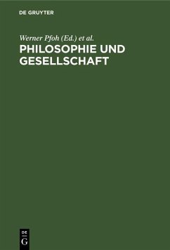 Cover Philosophie und Gesellschaft (eBook, PDF)