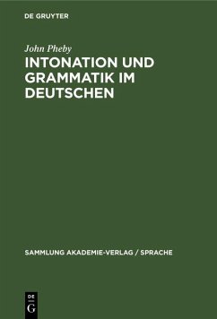 Cover Intonation und Grammatik im Deutschen (eBook, PDF)
