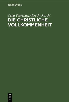 Cover Die christliche Vollkommenheit (eBook, PDF)