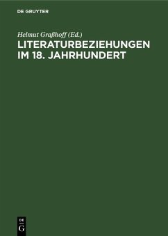 Cover Literaturbeziehungen im 18. Jahrhundert (eBook, PDF)