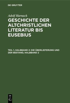 Cover Die Überlieferung und der Bestand, Halbband 2 (eBook, PDF)