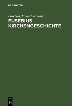 Cover Eusebius Kirchengeschichte (eBook, PDF)