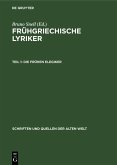 Die frühen Elegiker (eBook, PDF)
