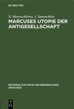 Cover Marcuses Utopie der Antigesellschaft (eBook, PDF)