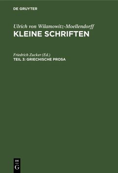 Griechische Prosa (eBook, PDF)