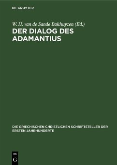 Cover Der Dialog des Adamantius (eBook, PDF)