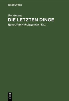 Cover Die Letzten Dinge (eBook, PDF)