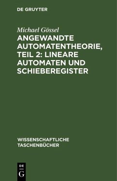 Cover Angewandte Automatentheorie, Teil 2: Lineare Automaten und Schieberegister (eBook, PDF)
