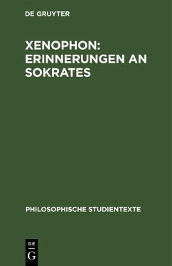Cover Xenophon: Erinnerungen an Sokrates (eBook, PDF)