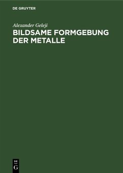 Cover Bildsame Formgebung der Metalle (eBook, PDF)