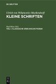 Klassische griechische Poesie (eBook, PDF)