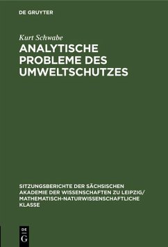 Cover Analytische Probleme des Umweltschutzes (eBook, PDF)