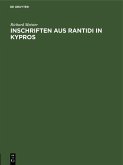 Inschriften aus Rantidi in Kypros (eBook, PDF)