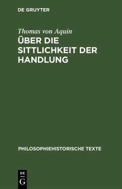 Cover Über die Sittlichkeit der Handlung (eBook, PDF)