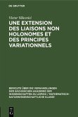 Une extension des liaisons non holonomes et des principes variationnels (eBook, PDF)
